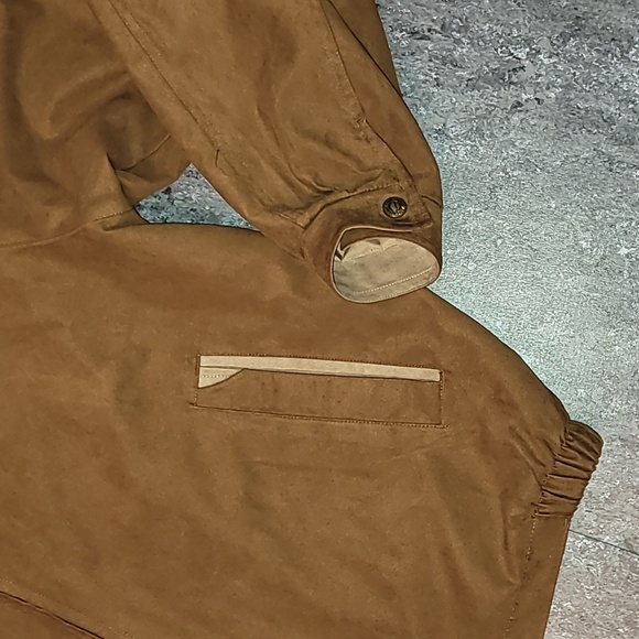 Robert Comstock Expedition. Faux-Suede bomber jacket. Like-new. Men's XL - Picture 6 of 15